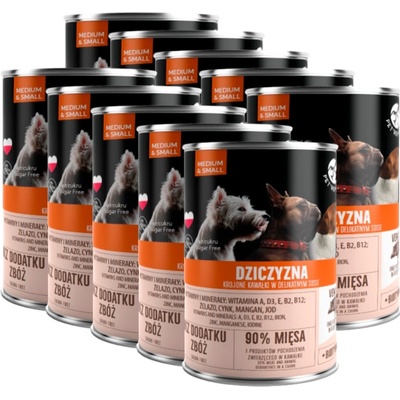 PetRepublic Adult kúsky v omáčke so zverinou 10 x 400 g