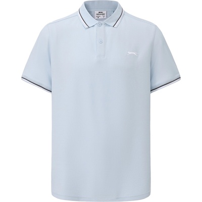Slazenger Мъжка блуза с яка Slazenger Tipped Polo Shirt Mens - Light Blue