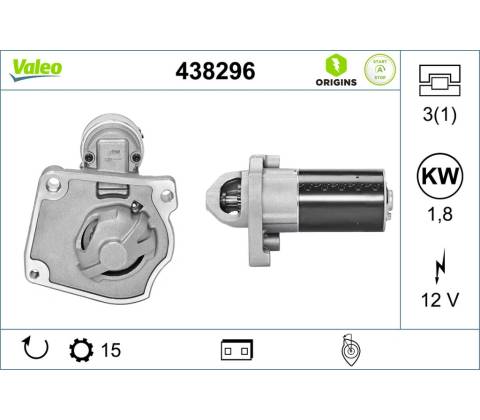 Štartér VALEO 438296