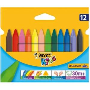 BIC ЦВЕТНИ ПАСТЕЛИ 30М+ plastidecor 12 bic (bic 8297733)