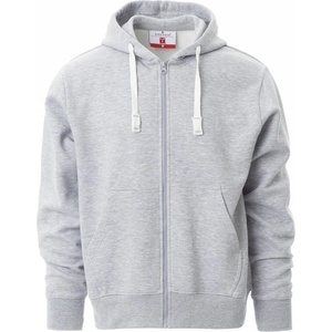 PAYPER portland melange 001212-p076 / Мъжки суичър с цип по цялата дължина - меланж сив 5xl (001212p076130015xl)