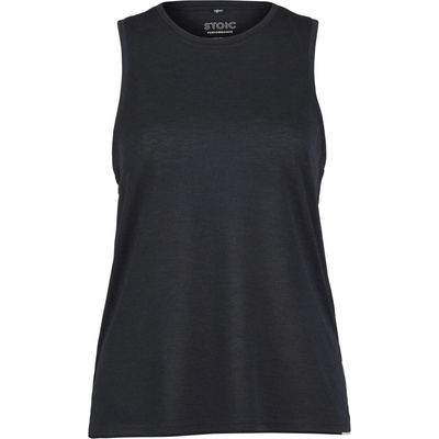 Stoic Дамски потник с широка презрамка Stoic Women's PerformanceMerino SpikenSt. Tank Tank top - Black (916-4749-0112)