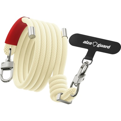 AlzaGuard Universal Adjustable Lanyard - béžová AGD-LAAL0001H – Sleviste.cz
