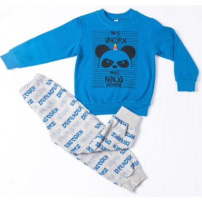 JOYCE Chlapecké bavlněné pyžamo NINJA modrá