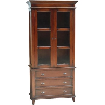 Image 1 of EX Home Витрина EX Home модел Bergamo АК, 90 см, Махагон масив