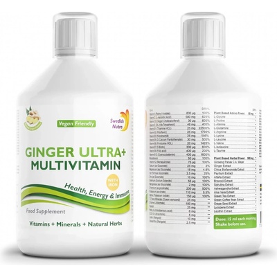 Swedish Nutra Ginger Ultra+ Multivitamin 500 ml
