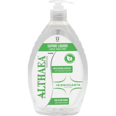Althaea tekuté mydlo Sanitizing pumpa Priehľadné 1000 ml