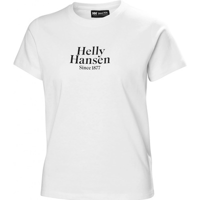 Helly Hansen Bavlněné tričko 54080 bílá
