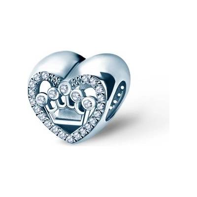 Savicki Charms so srdcom striebro zirkón SAVSVIZ763