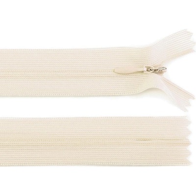 Stoklasa Spirálový zip skrytý No 3 délka 50 cm dederon Balení: 1 ks, Varianta: 306 béžová nejsv. 306 béžová nejsv.