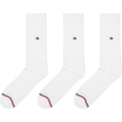 Tommy Hilfiger Мъжки чорапи Tommy Hilfiger Bodywear Sports 3 Pack Mens Crew Socks - White