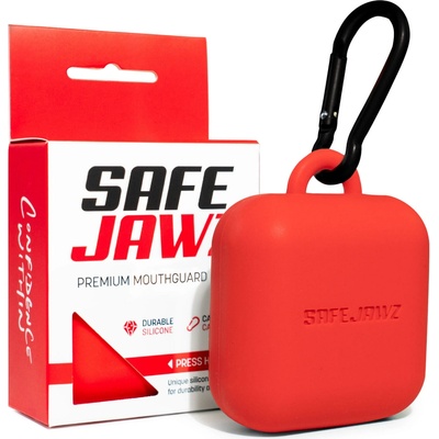Safe Jawz Pouzdro na chránič zubů Safe Jawz Premium Silicone červená – Sleviste.cz