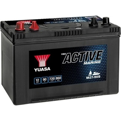 YUASA 90Ah 720A left+ M27-90S