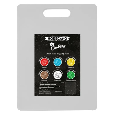 Horecano HORECANO-Дъска за рязане на тестени и млечни изделия 40x25xh1.2cm БЯЛА (HC- 98488) (6153 / А0108-1) (0198488)