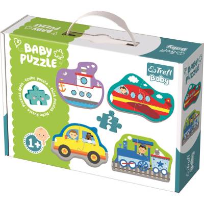 Trefl - Puzzle 4x2 Baby puzzle Transport Vehicles - 1 - 39 piese