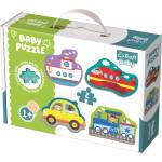 Trefl - Puzzle 4x2 Baby puzzle Transport Vehicles - 1 - 39 piese