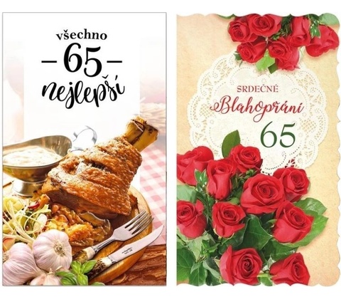 přání srdečné do obálky - 65