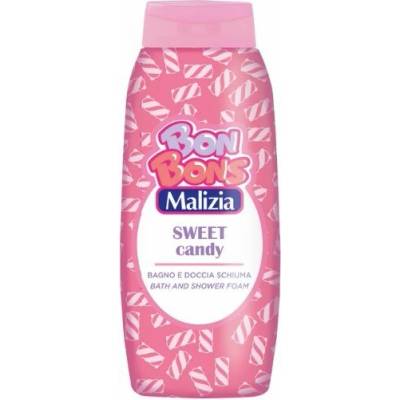 Malizia BonBons Sweet Candy dámsky sprchový gél + pena do kúpeľa 500 ml
