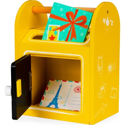 EcoToys poštová schránka pre deti s tabuľou
