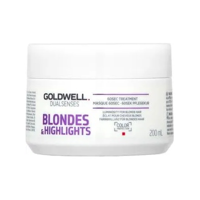 Goldwell Dualsenses Blondes & Highlights 60sec Treatment Маска за руса коса 200 ml