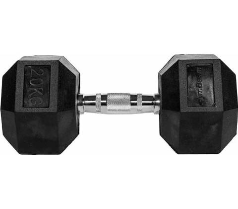 GymBeam Jednoručka Hexagonal 20 kg