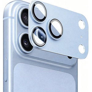 LITO Протектор за камера Lito Crown Halo AR + AF Camera Lens - iPhone 18 Pro Max - Светло син