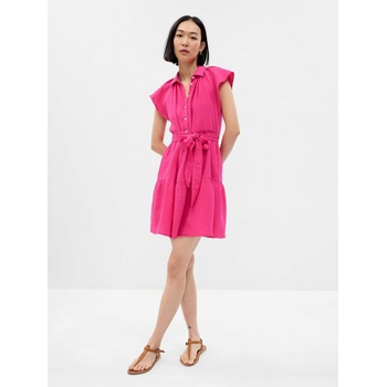 GAP Риза рокля мини GAP GAP | Rozov | ЖЕНИ | M