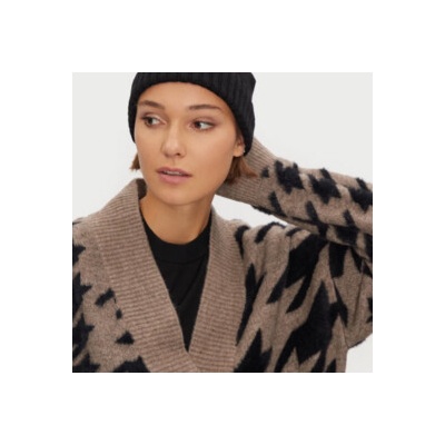 Guess beanie sweater Černá