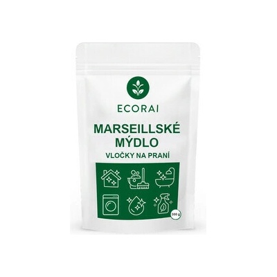 Ecorai Marseillské mýdlo, vločky na praní, originál 300 g