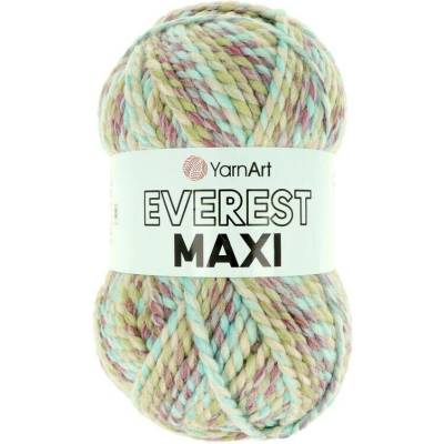 YarnArt Everest Maxi 8032 zelená, modrá, růžová