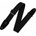 Levy's Cotton & Suede Standard Black Колан за китара (MC8-BLK)
