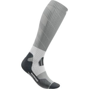 Bauerfeind Sports Дамски чорапи за бягане Bauerfeind Sports Women's Trail Run Compression Socks Running socks - Graphite Grey - размер 35-38 (201-8092-0311)
