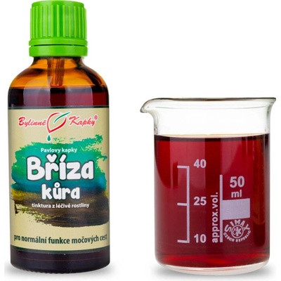 Bylinné kapky Breza kôra betulín bylinné kvapky tinktúra 50 ml