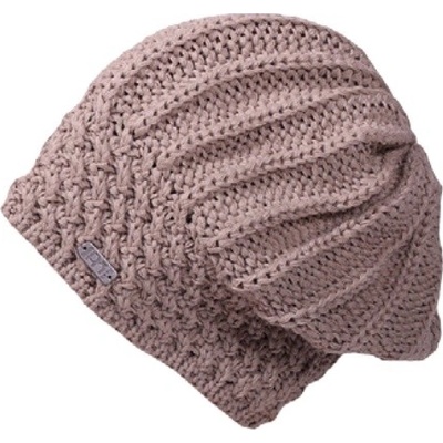 Pletex pletená čepice s fleecovou podšívkou L494 Kávová