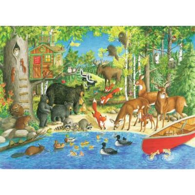 Ravensburger - Puzzle Woodland Friends XXL - 200 piese