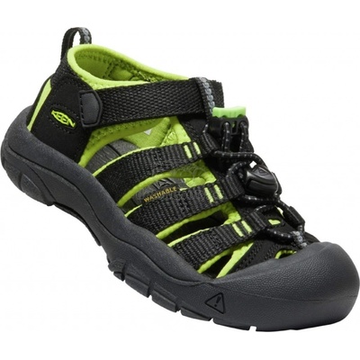 Keen Newport H2 JR black lime green – Zboží Mobilmania