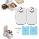 Petwant Dvojitý dávkovač krmiva s funkciou chladenia pre psa a mačku 2 x 0,35 L