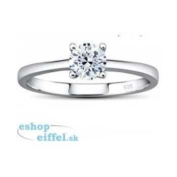 SILVEGO strieborný prsteň MADISON sa Swarovski Zirconia JJJR2339sw