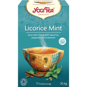 Yogi Tea Bio Lékořice Máta 17 x 1,8 g