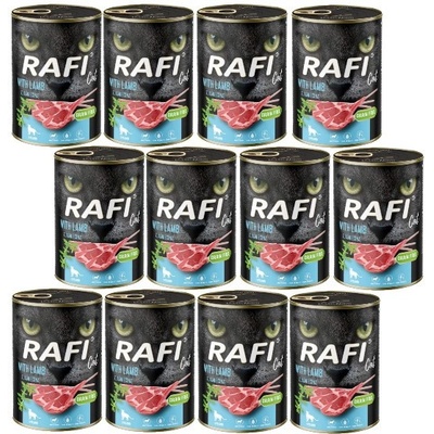 Rafi Adult sterilizovaná jahňacinou 12 x 400 g