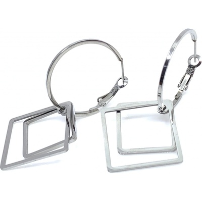 Jan Kos jewellery náušnice z oceli 12117303