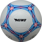 MUWO Футболна топка MUWO Topscorer rubber Football white blue