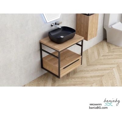 Inter Ceramic Долен конзолен pvc шкаф за баня icp 6056-039 КОМО