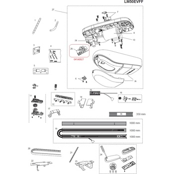 041A0027 riadiaca doska LM50EVFF
