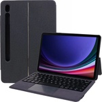 Samsung За Samsung Galaxy Tab S10 FE / S10 Lite / S9 Кожен Калъф с Bluetooth Клавиатура с Подсветка, Тъчпад и Скрийн Протектор