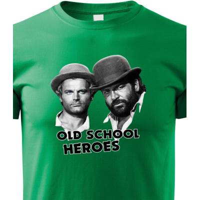 Dětské tričko Bud Spencer a Terence Hill ZelenáCanvas Dětské tričko Bezvatriko.cz 0818