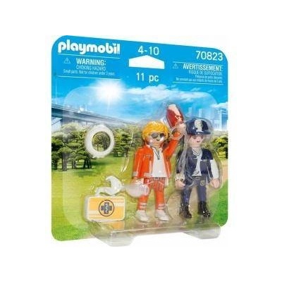 Playmobil Playset Playmobil Duo Pack Doctor Полиция 70823 (11 pcs)