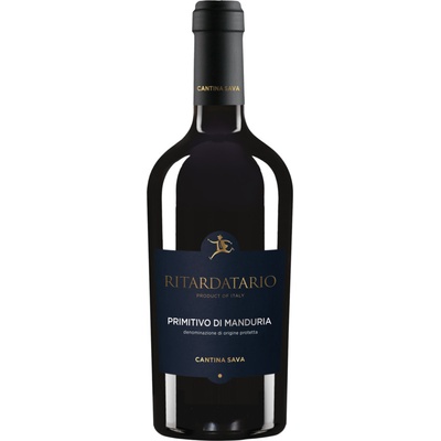 Fantini Vini Primitivo di Manduria "Ritardatario" Cantine Sava 2020 14,5% 0,75 l (holá láhev)