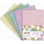 Happy Color Foam sheets A4 5pcs glitter pastel HAPPY COLOR