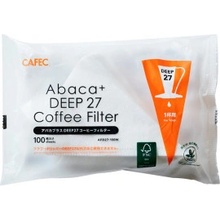 Cafec Abaca+ Deep 27 papírové filtry vel. 1 100 ks